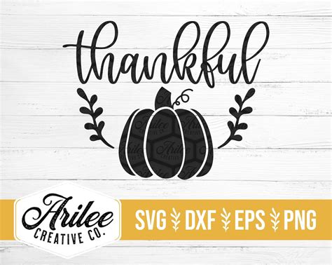 Thankful SVG Fall Pumpkin SVG Fall SVG for Cricut Thanksgiving Svg Cut ...