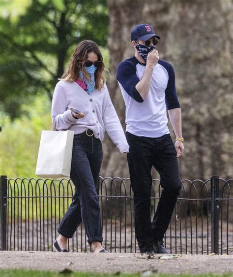 Lily James and Chris Evans - Seen eating ice cream on a date in the ...