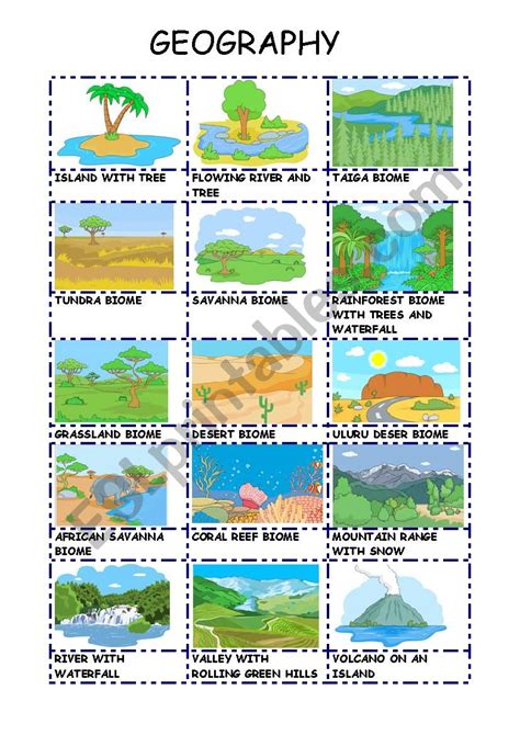 GEOGRAPHY - ESL worksheet by gemaherlo