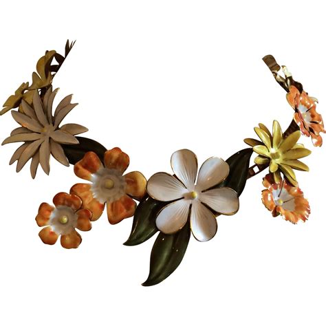 Say It With Flowers! | Enamel Floral Jewelry - Ruby Lane Blog