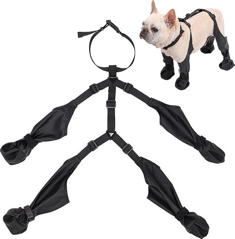 Amazon.com : Dog Boots with Suspenders, Dog Suspender Boots, Adjustable ...