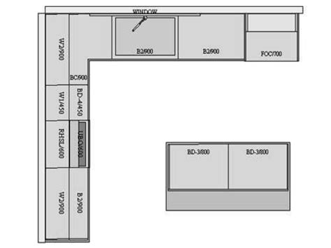 L Shaped Kitchen Floor Plans - Image to u