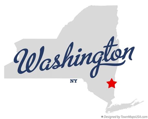 Map of Washington, NY, New York