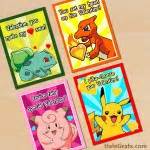 FREE Printable Pokémon Valentines