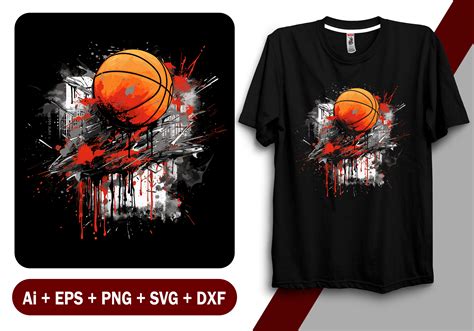 Basketball T-shirt Design Vector Graphic Graphic by Custom T-Shirt ...