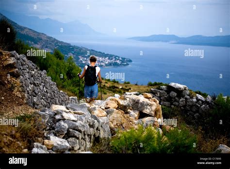 hiking to the peak Stock Photo - Alamy