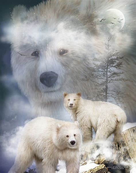 "Spirit Of The White Bear" by Carol Cavalaris | Redbubble