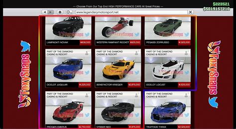 List Of Gta 5 Casino Cars - Djupka