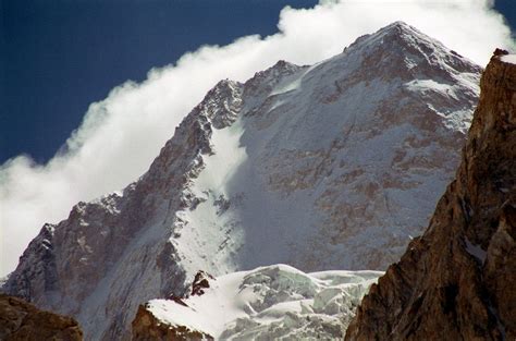 06 Gasherbrum IV Summit Close Up From Upper Baltoro Glacier On Trek To ...