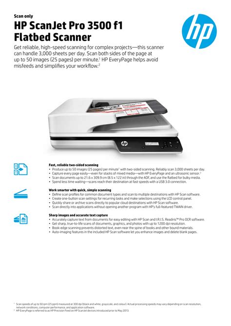 HP ScanJet Pro 3500 F1 Flatbed Scanner | laptop.lk