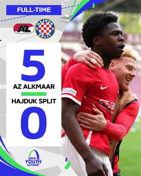 [AZ] AZ Alkmaar have won the UEFA Youth League, beating Hajduk Split 5 ...