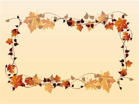 Fall Frame | Fall clip art, Fall frames, Clip art borders