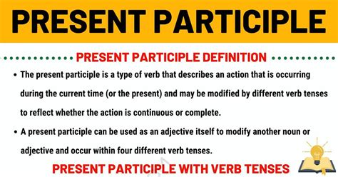 Present Participle: Definition and Useful Examples of Present ...