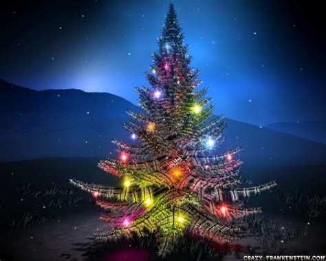 Christmas Tree At Night wallpaper | 1280x1024 | #26297