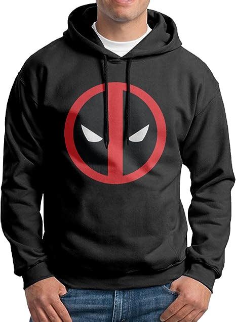 Men Cool Deadpool Logo Hoodies Sweatshirts at Amazon Men’s Clothing store