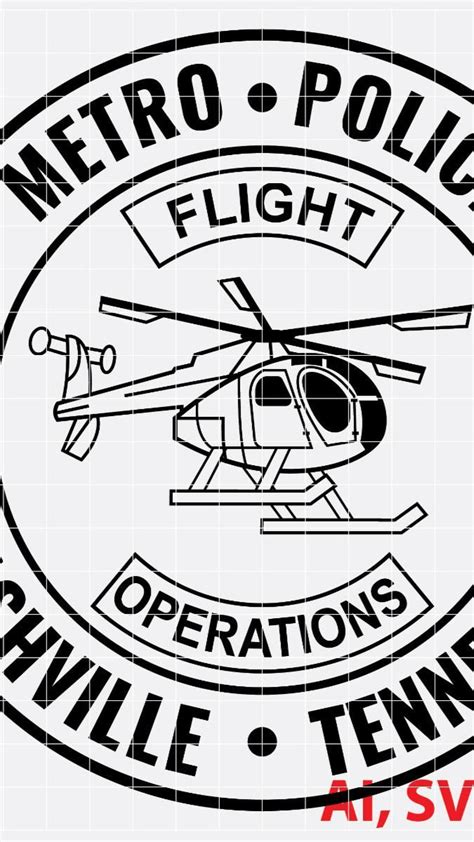 Nashville Tennessee Metro Police Flight Operations logo | Bakery logo ...