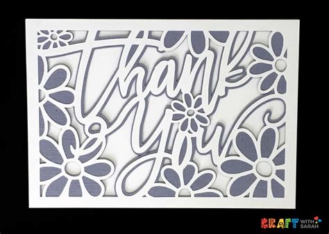 Cricut Thank You Card Svg Free - Cards Info