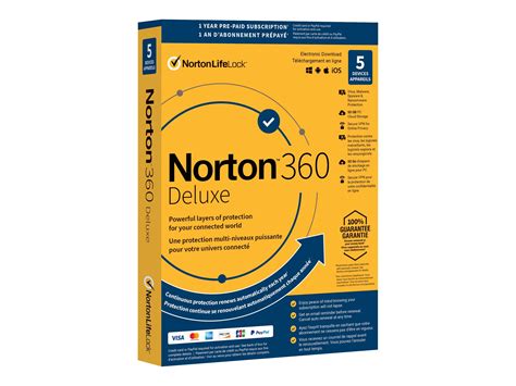 Norton 360 Deluxe - 5 Devices/1 Year - 21399985 | London Drugs