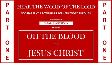 SERMON OH THE BLOOD OF JESUS CHRIST PART ONE - YouTube