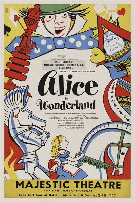 Alice in Wonderland, 1947 (Vintage Theatre Production) | Reproductions of famous paintings for ...