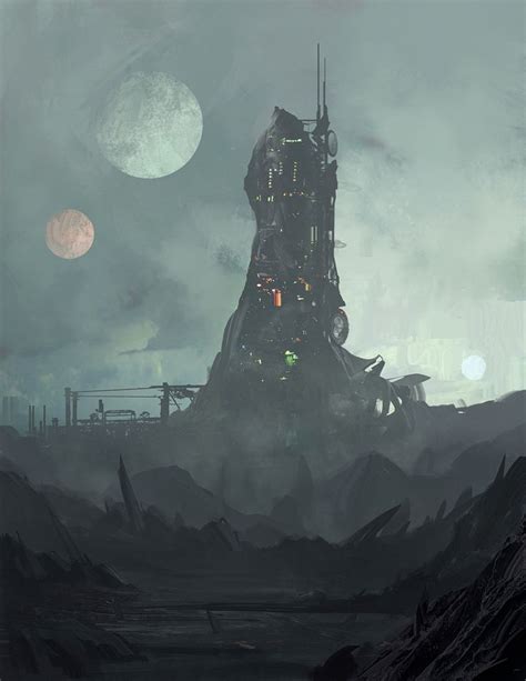 Sci-Fi Temple by VictorMosquera.deviantart.com on @deviantART | Concept art, Environment concept ...