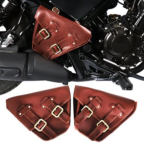 Left&Right Fairing Brown Saddle Bags For Honda 2017 2018 Rebel CMX 300 ...