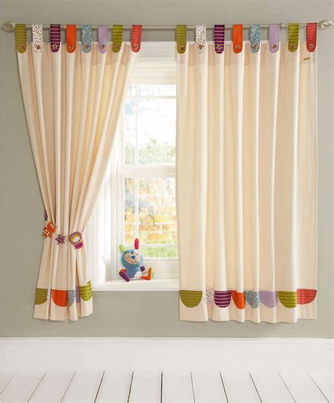 Colourful tab top Curtains for kids bedroom and nursery | Baby room curtains, Kids room curtains ...