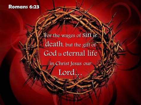 0514 Romans 623 For The Wages Of Sin Is Death Powerpoint Church Sermon | PowerPoint Presentation ...