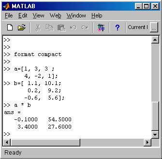 Matlab Program Matrix Multiplication - Eric Hudson's Multiplying Matrices