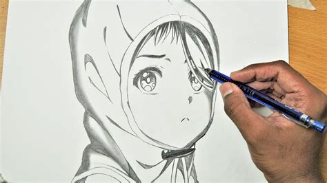 Basic Anime Drawing Tutorial - Anime Girld Drawing Tutorial By Lonwu On ...