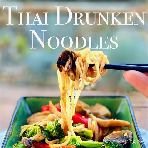 Learn How To Make This Popular Street Food, Thai Drunken Noodles ...