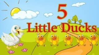 Five Little Ducks with Lyrics - Spring Songs for Children | The Learning Station