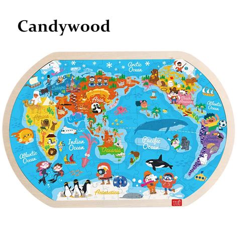 World Map Puzzle For Kids | Zone Map