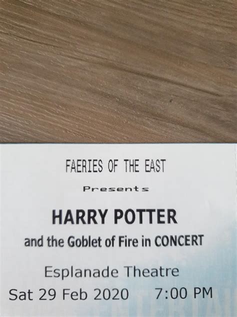 Harry Potter concert tickets, Tickets & Vouchers, Event Tickets on Carousell