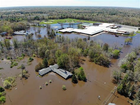 Aerial photos of Midland flooding 2 p.m. Wednesday