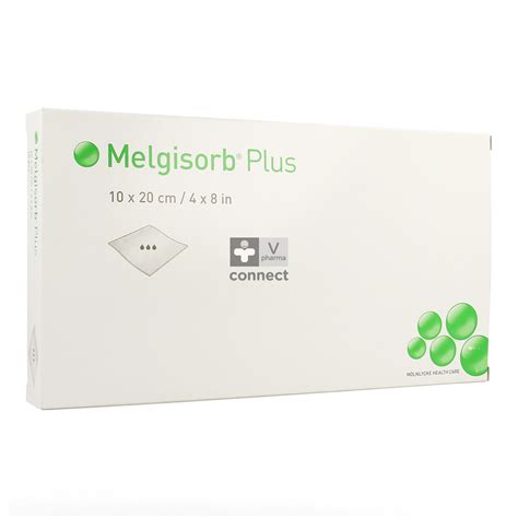 Melgisorb Plus Cavity Compresse Stérile 10 x 20 cm 5 Pièces