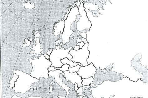 Blank map of europe 1914