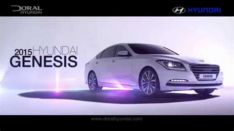 New 2015 Hyundai Genesis, get it now from Doral Hyundai Service, value and selection - YouTube