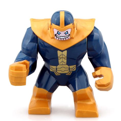 Thanos Supersized Marvel Superhero Minifigure – Minifigure Bricks