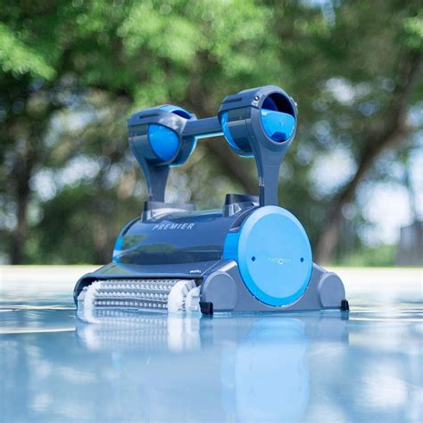 Buy Dolphin Premier Robotic Pool Cleaner (2024 Model) with Multimedia, Oversized Leaf Bag ...