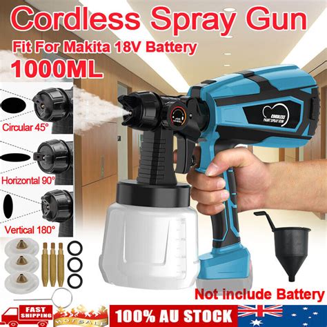 Cordless High Pressure Spray Gun Airless Paint Sprayer For Makita 18V Battery | eBay