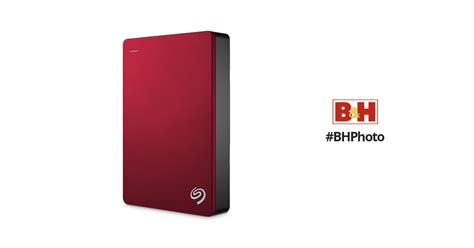 Seagate 5TB Backup Plus Portable Hard Drive (Red) STDR5000103