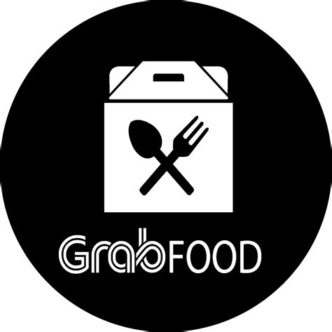 grab food Black and White Logo Vector - (.Ai .PNG .SVG .EPS Free Download)