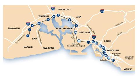 Hawaii Rail Line Map