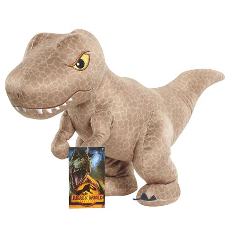 Jurassic World Large 12-inch Tyrannosaurus Rex Plush Stuffed Animal ...