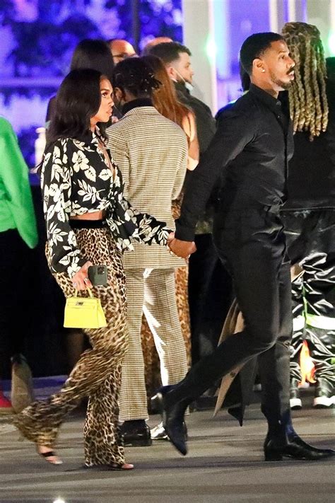 *EXCLUSIVE* Micheal B Jordan and Lori Harvey hold hands while leaving Drake’s Billboard after ...