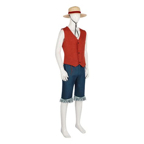 King of the Sea Luffy Real-Life Movie Costume One Piece and Country Cos Costume Halloween ...