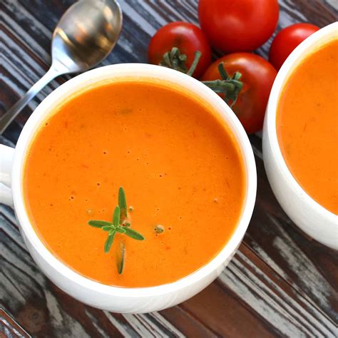 Creamy Tomato Soup - The Daring Gourmet