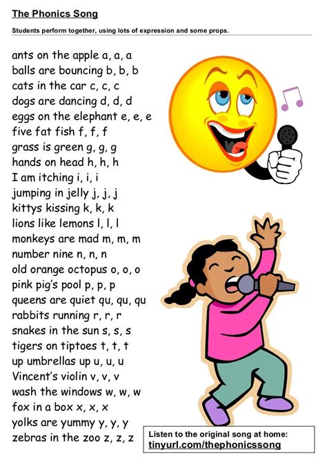 Tom's TEFL - 35 Children's Songs | Rhyming poems for kids, Kindergarten songs, Childrens songs