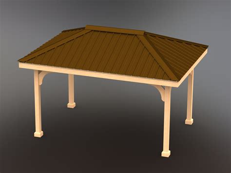 Gazebo with Hip Roof Downloadable Building Plans | Build a playhouse ...